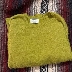 Old Navy Women's Green Crewneck Sweater